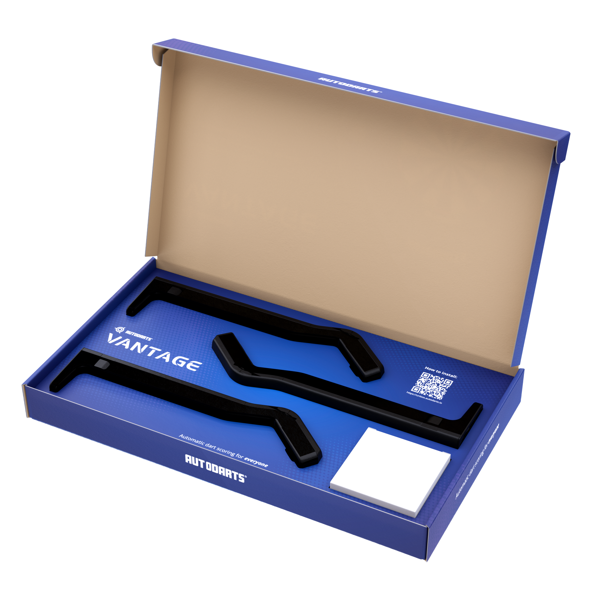 Autodarts Vantage packaging, opened